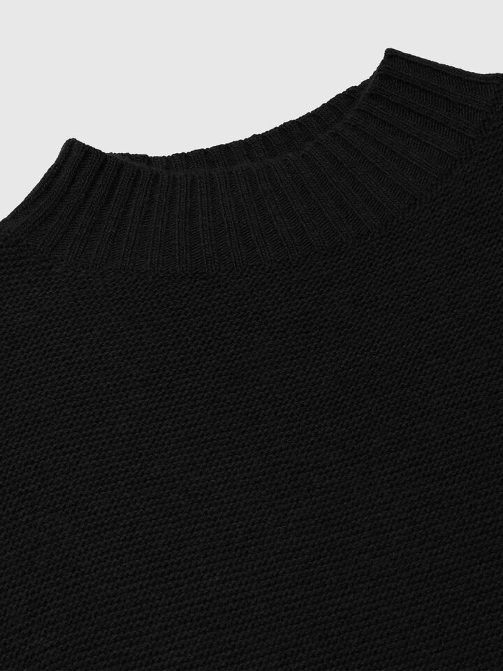 SLEEVELESS SWEATER Mulher image number 3